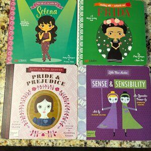 Girl Power Board Books BabyLit and Lill' Libros 4 Pack 7 inches